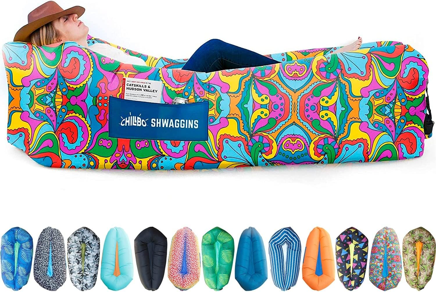 Chillbo Inflatable Couch &ndash; Cool Inflatable Chair. Upgrade Your Camping Accessories. Easy Setup Is Perfect for Hiking Gear, Beach Chair and Music Festivals.