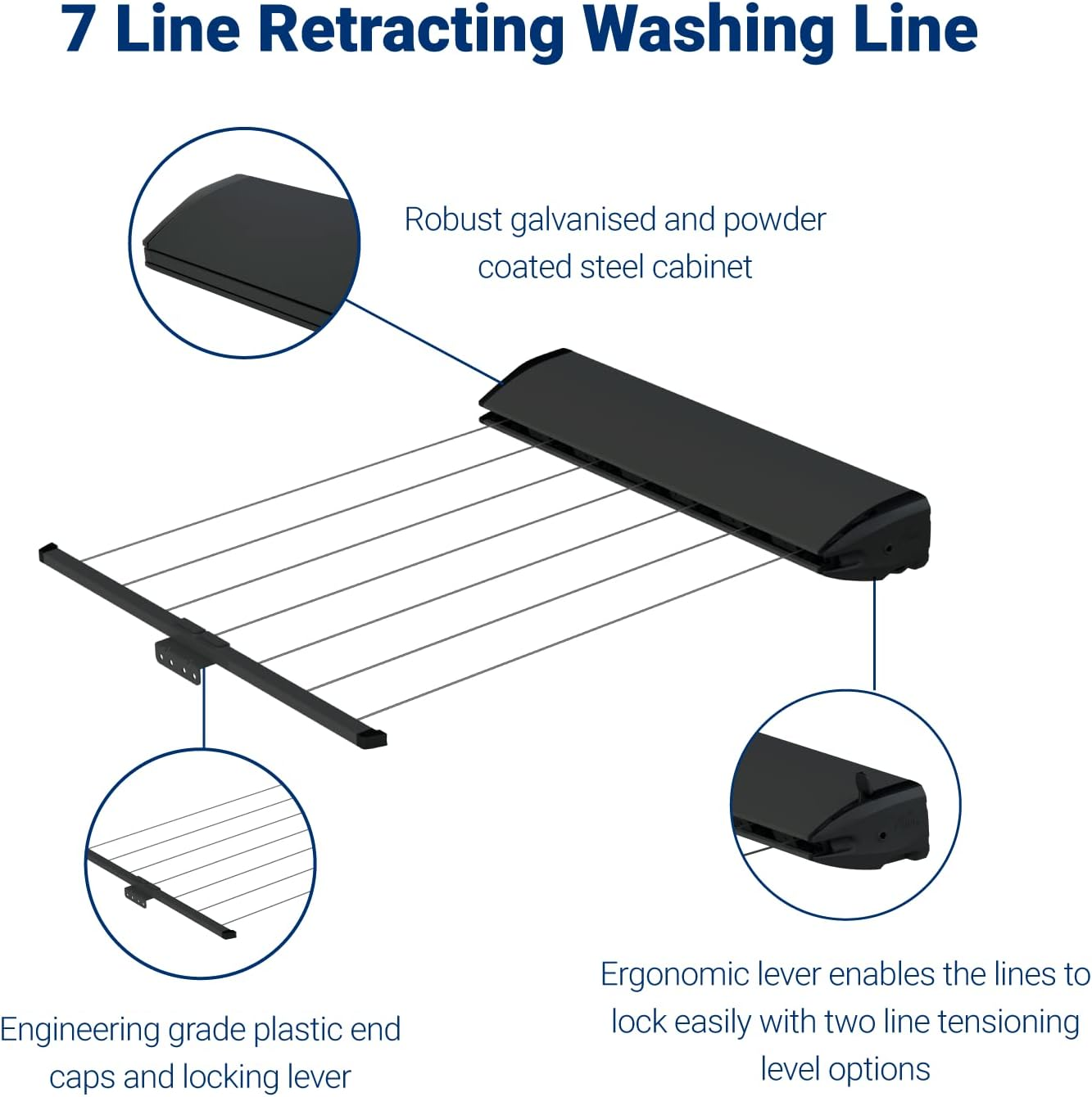 Hills Retracting 7 Line Clothesline, Monument image number 1