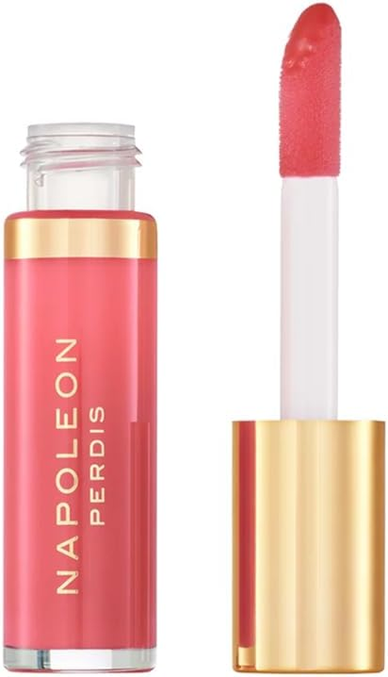 Napoleon Perdis PHAT X JUICY Plumping Lip Gloss | Hydrating Shine with Peptide Complex & Vitamin E | Vegan | Non-Sticky Formula | (5Ml) Peach Face