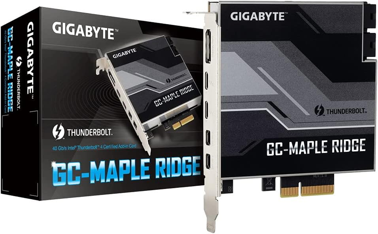 Gigabyte 40 Gb/S Intel Thunderbolt 4 Certified Add-In Card Maple Ridge image number 2