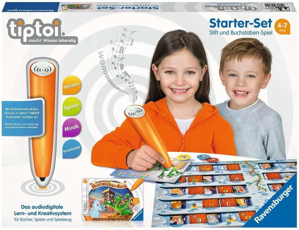 Tiptoi&reg; Starter-Set: Stift Und Buchstaben-Spiel "Schatzsuche in Der Buchstabenburg": Tiptoi&reg; Stift Mit Aufnahmefunktion Und Spiel image number 1