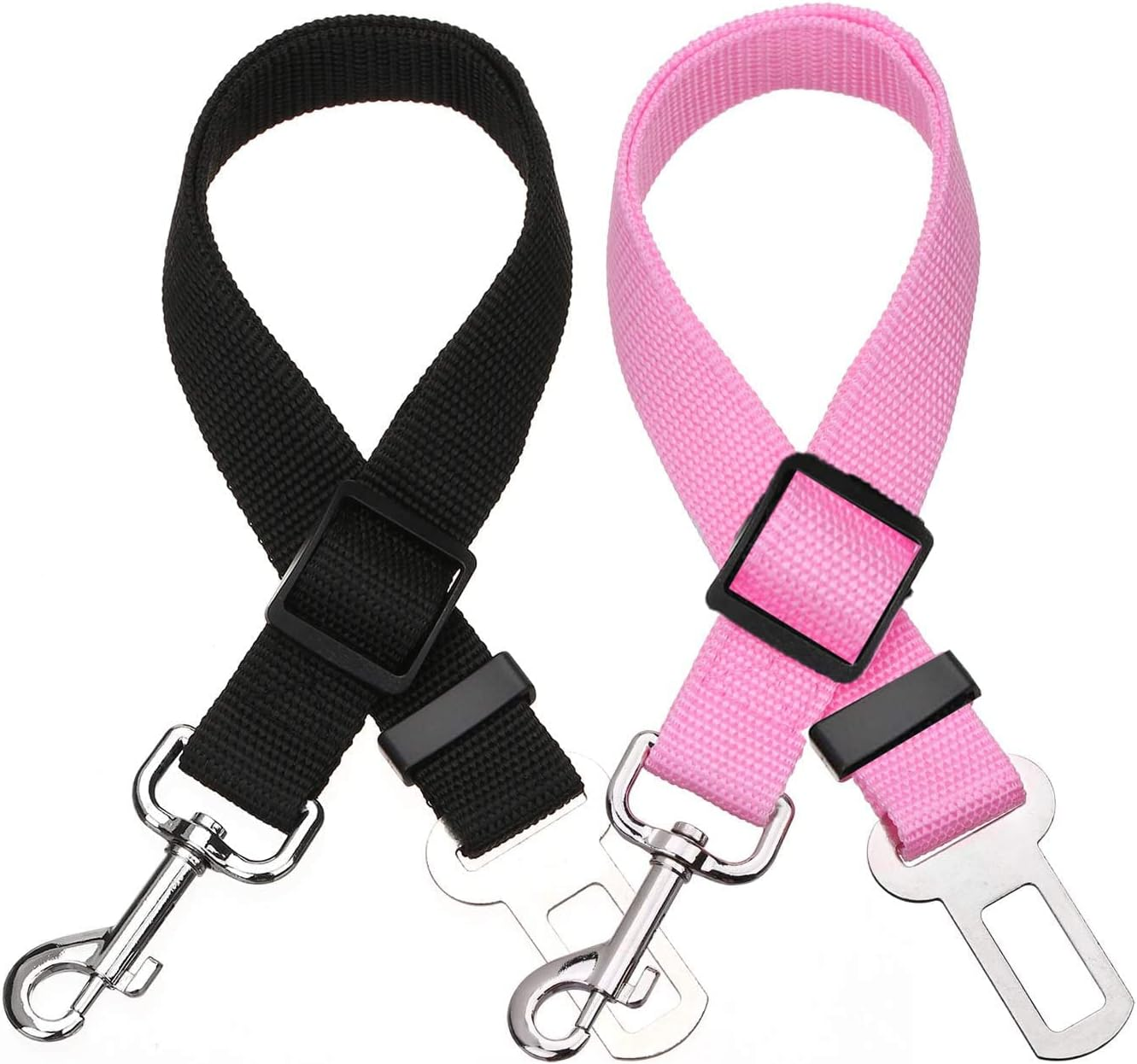Seat Belt for Dogs - Car Harness for Dogs - with Clip Hook Latch & Buckle,Adjustible, Elastic,Durable,Car Travel Accessories for Dogs, for Pet Dog Cat image number 2
