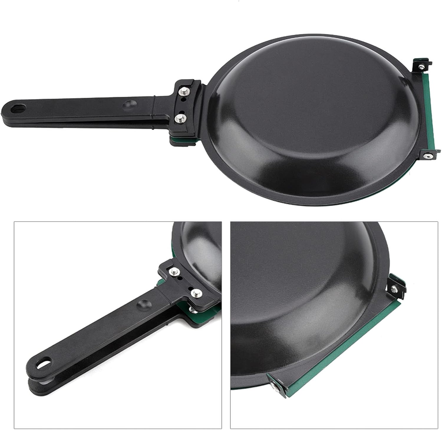 Fdit Double Side Non-Stick Ceramic Coating Flip Frying Pan Pancake Maker Household Kitchen Cookware Chef'S Pans image number 2