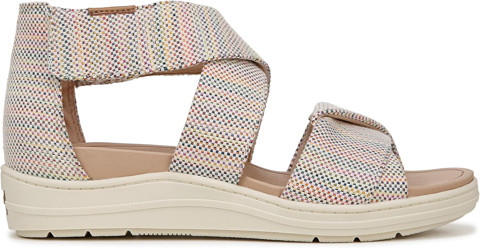Dr. Scholl'S Shoes Women'S Time off Fun Sandal, Natural Beige Rainbow, 6.5 image number 1