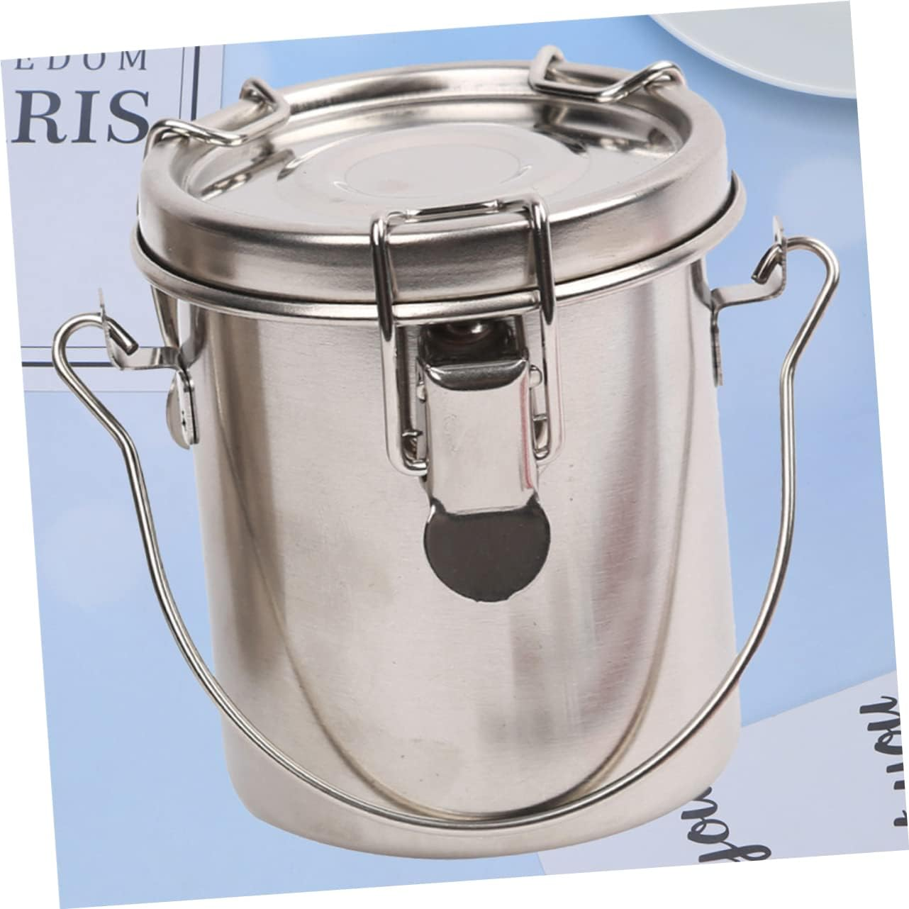 OHPHCALL Brush Washing Bucket with Cover Portable Double-Layer Paint Brush Washer for Art Activities for Beginners image number 6