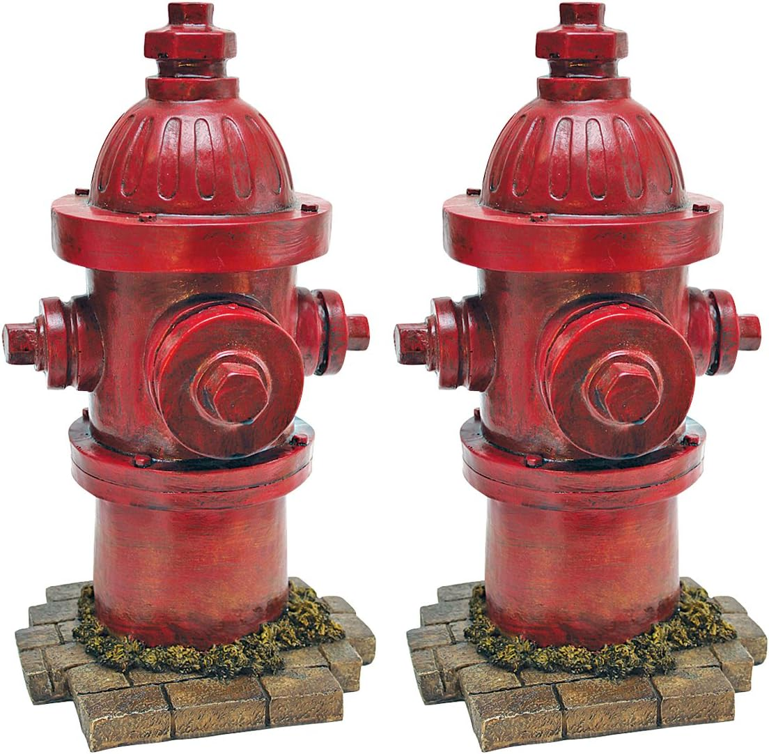 Design Toscano QL95468 Dog'S Second Best Friend Fire Hydrant Statue, Set of Two image number 6