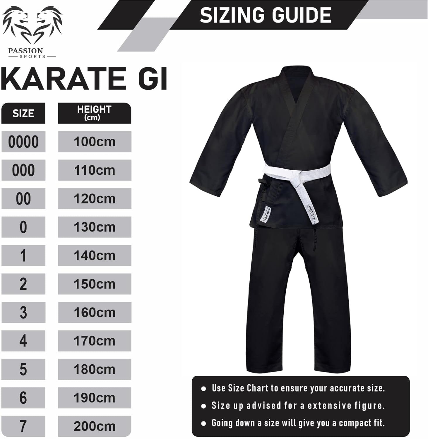 Premium Black Plain Single Colour Martial Arts Belts - Karate Taekwondo Judo Jiu Jitsu MMA