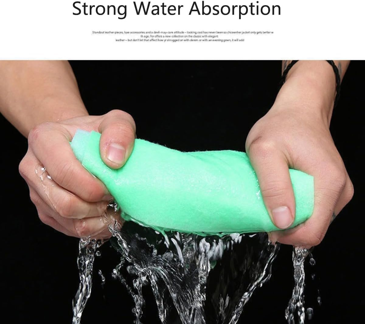 1Pcs Aquarium Filter Sponge, Biochemical Cotton Filter Foam Media Roll Pad for Fish Tank &ndash; High Porosity, Reusable, Cut-To-Fit Water Filter Sponge (Green) image number 1
