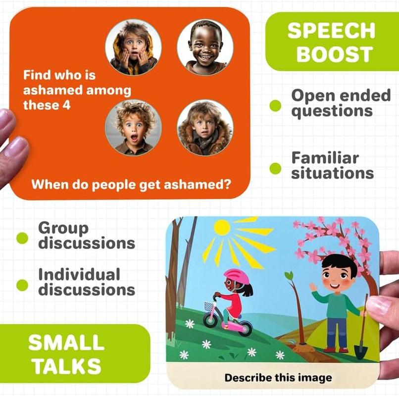 QUOKKA ABC Learning Flash Cards for Toddlers 2-4 Years - 120 Flashcards for Kids 1-2 in a Bag - Alphabet Numbers Letters Preschool Activities Ages 4-8 Speech Therapy Toys 1-3-5 Yo image number 5