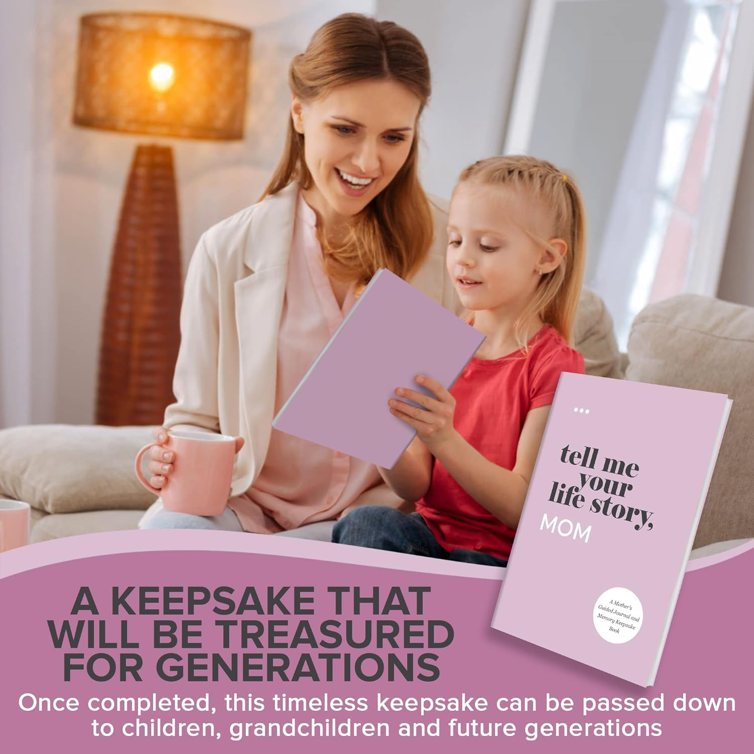 Tell Me Your Life Story, Mom: a Mother&rsquo;S Guided Journal and Memory Keepsake Book image number 1