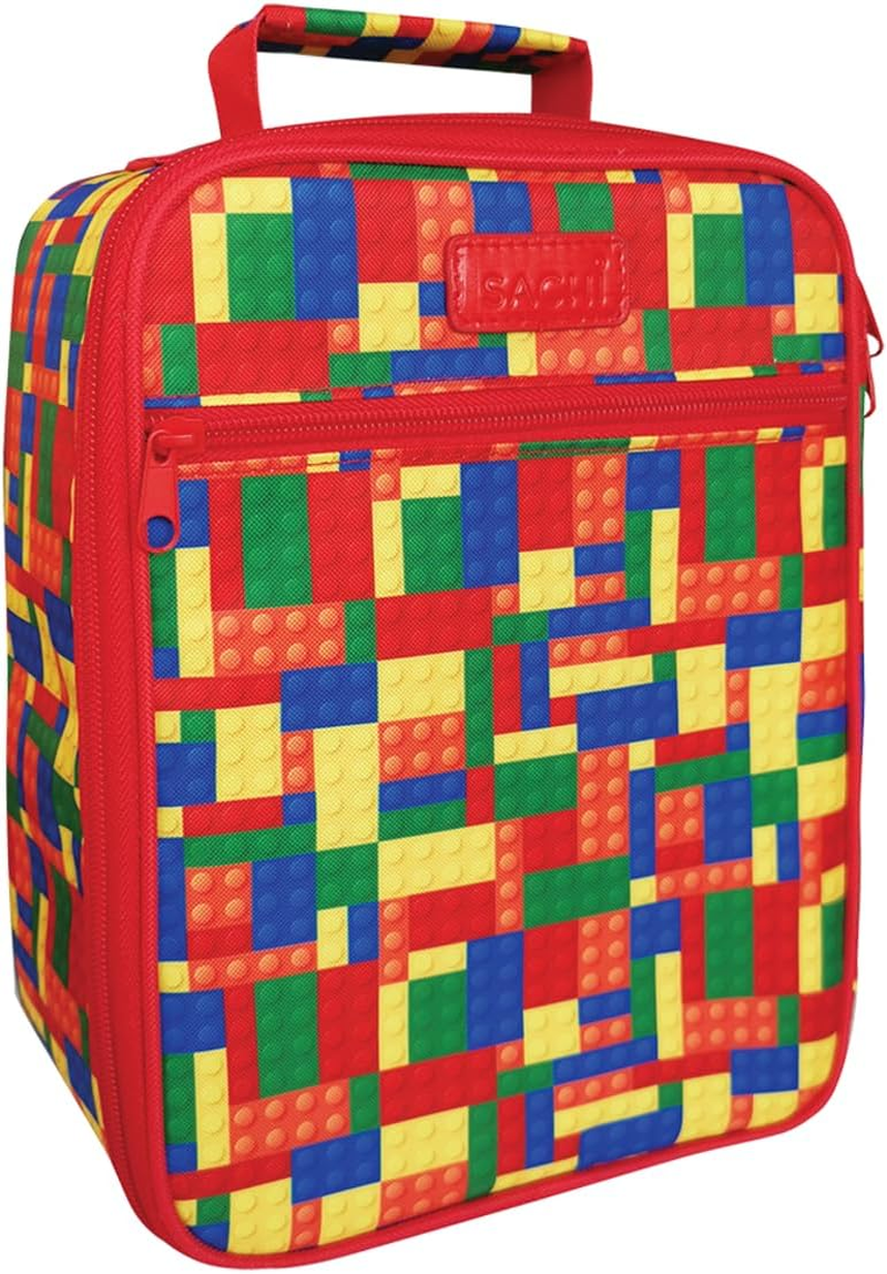 Sachi 'Style 225' Insulated Junior Lunch Tote - Bricks