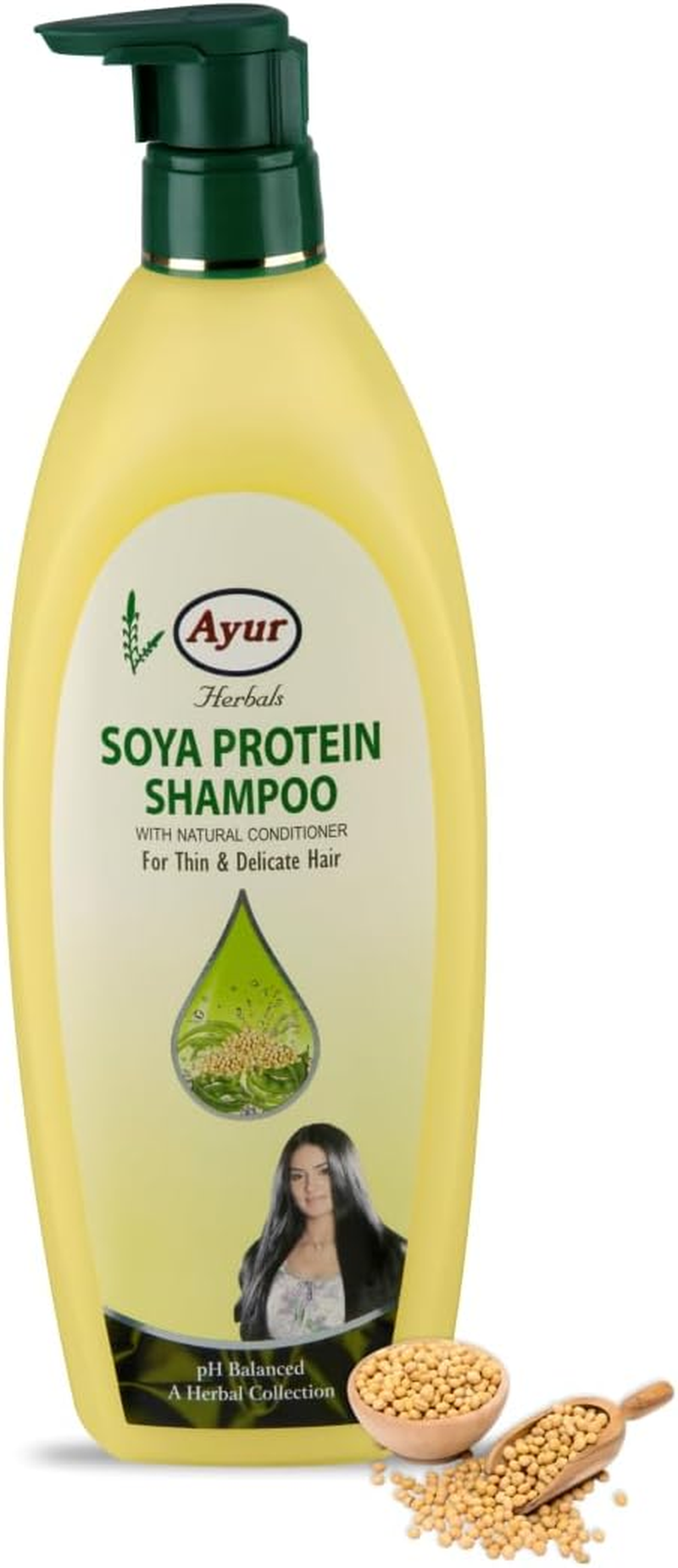 Ayur Herbals Soya Protein Shampoo 500 Ml image number 1