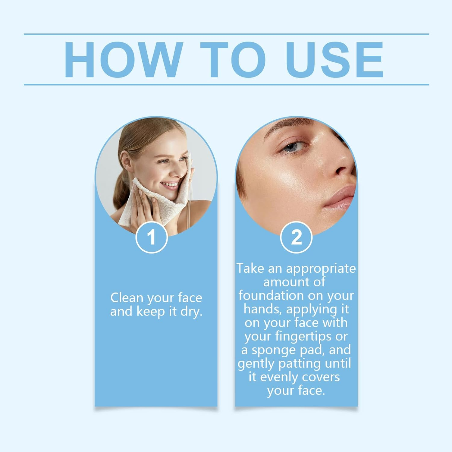 CC Cream for Older Women, Hydrating & Nourishing CC Cream Foundation, Long Lasting Face Concealer, Full Coverage Tinted Moisturiser for a Natural Look, Brightening for All Skin Types (Natural*1) image number 2