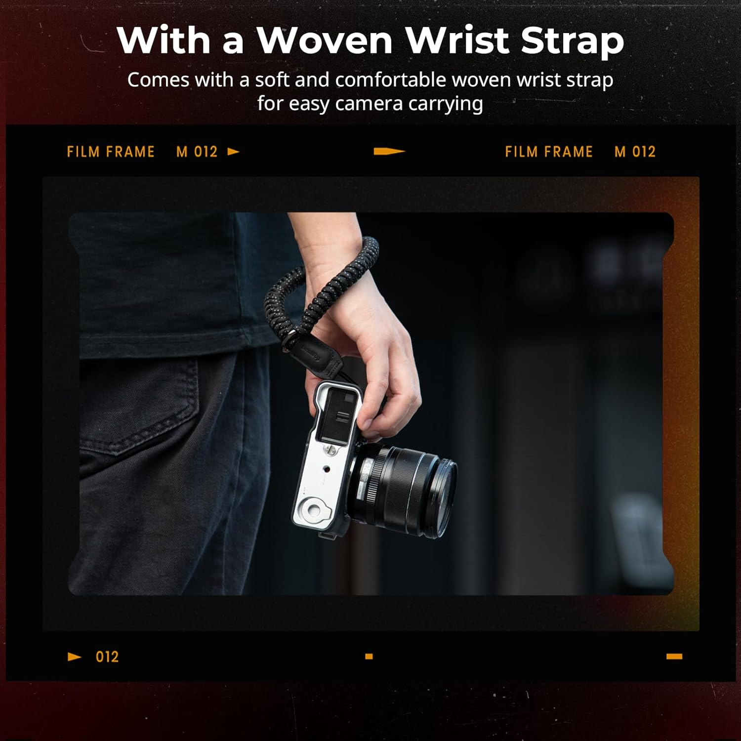 SMALLRIG X-M5 Leather Half Case Kit for FUJIFILM X-M5, Including Leather Half Case, Wrist Strap, Genuine Leather Material, Portable and Protecting (Black) - 4879 image number 2