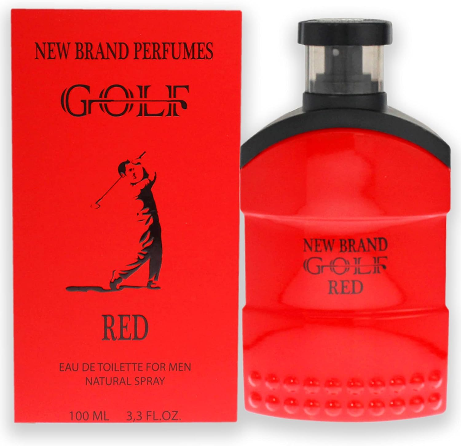 New Brand Golf Red by New Brand for Men - 3.3 Oz EDT Spray, 1 Count
