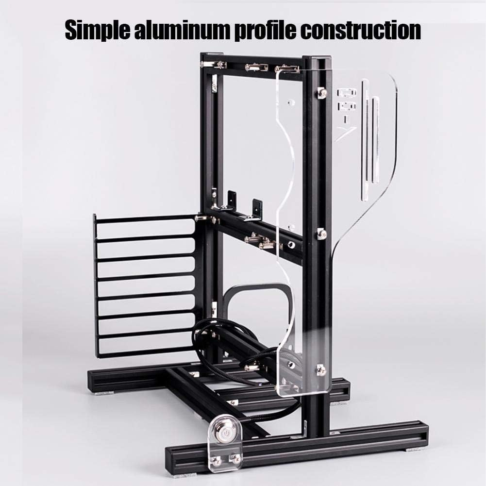 Open PC Housing, ATX/M-ATX/ITX Housing with Open Housing for Vertical Overclocking Tests, DIY Housing with Open Rack and Handle, 20 X 20 Aluminium Profile image number 6