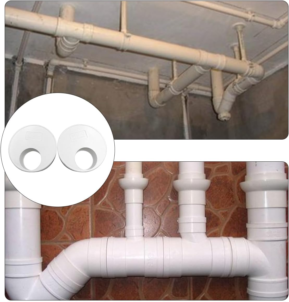 Namvo 2 Piece Soluble Sewer Pipe Reducer 110Mm to 50Mm Push Fit Soluble Welded Connector Drain Pipe Fitting Reducer Connector for Sewer Pipe image number 2