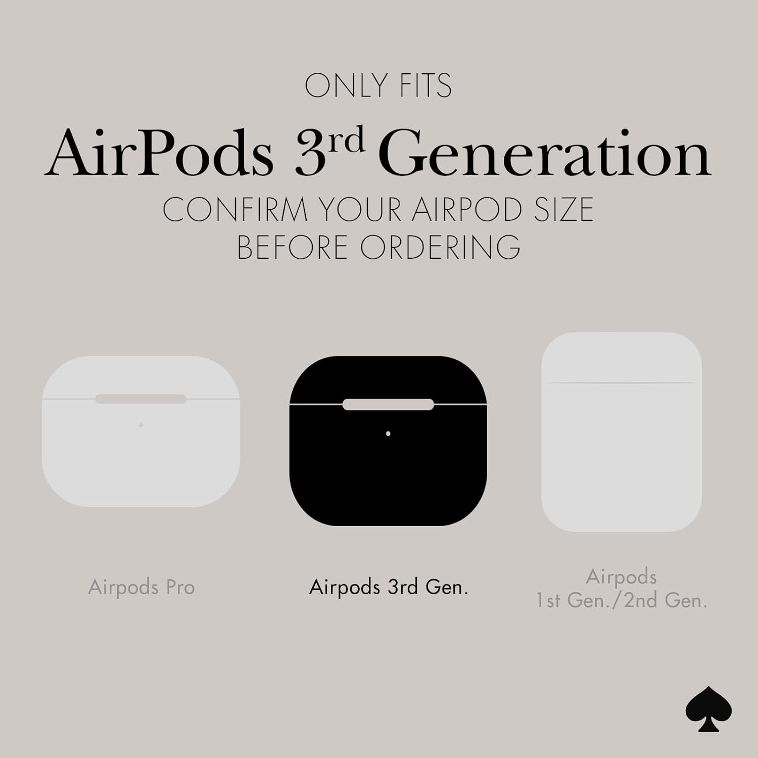 Kate Spade New York Airpods Protective Case with Keychain Ring - Tortoiseshell, Compatible with Airpods 3Rd Generation image number 7