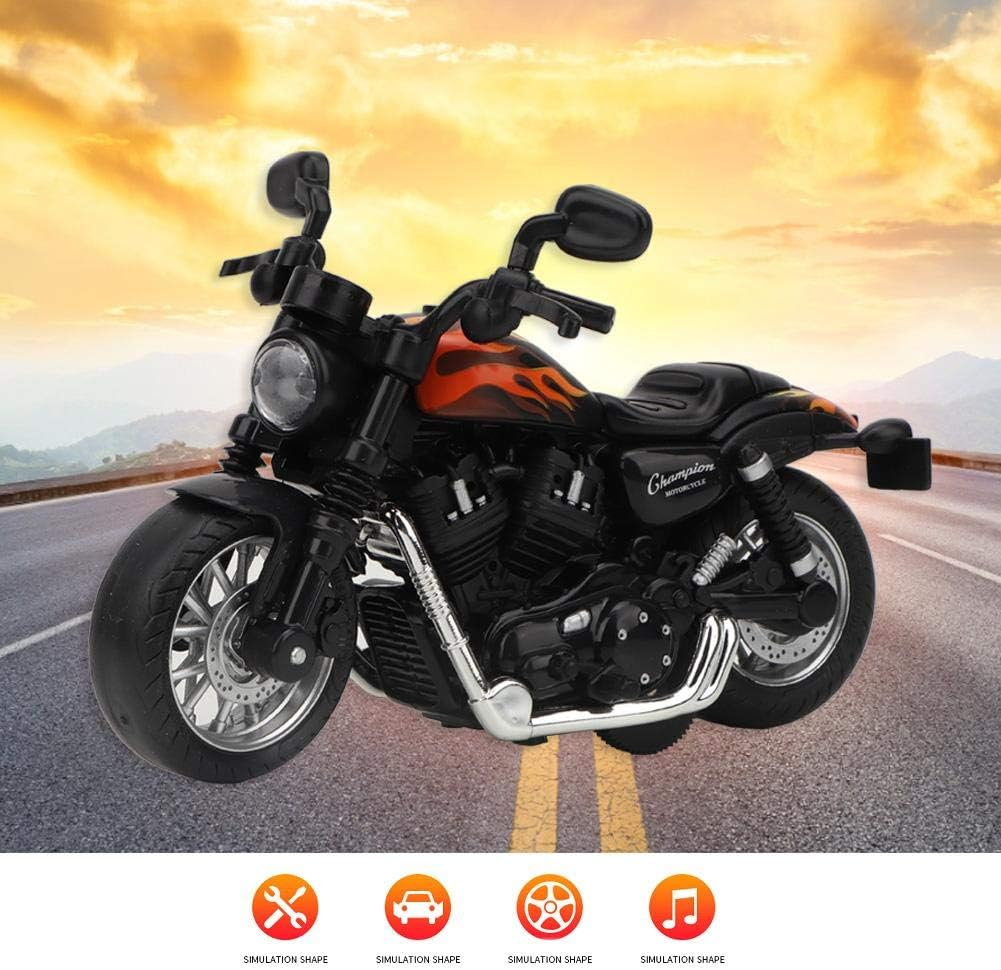 Motorbike Model Toy, Durable Alloy Motorbike Model Toy, Superior Vertical for Kids Teens Sons Children Boys(Black) image number 6