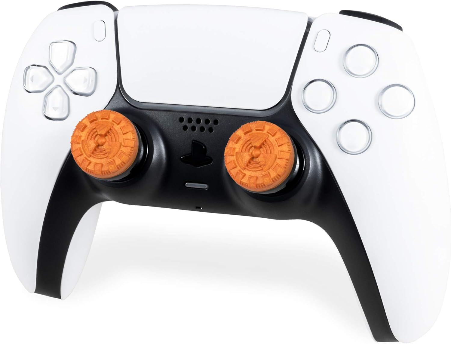 Kontrolfreek Atomic for Playstation 4 (PS4) Controller | Performance Thumbsticks | 2 Mid-Rise Convex | Orange image number 3