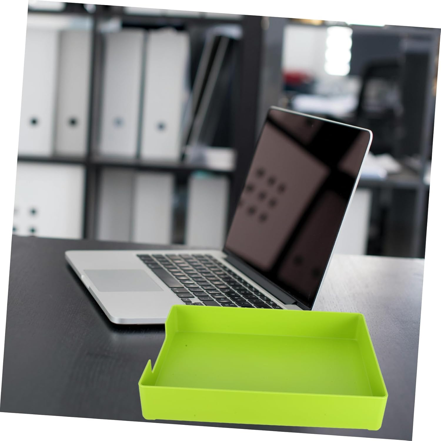 COOPHYA Stackable Letter Tray Office Document Box Desk Paper Holder Storage Box Desk Accessory Organizers Office Organization Paper Organizer image number 4