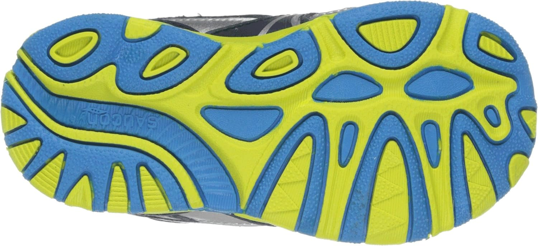 Saucony Boys Blue/Citron/Silver Baby Catalyst HL Running Shoe (Toddler) Size 5 Wide