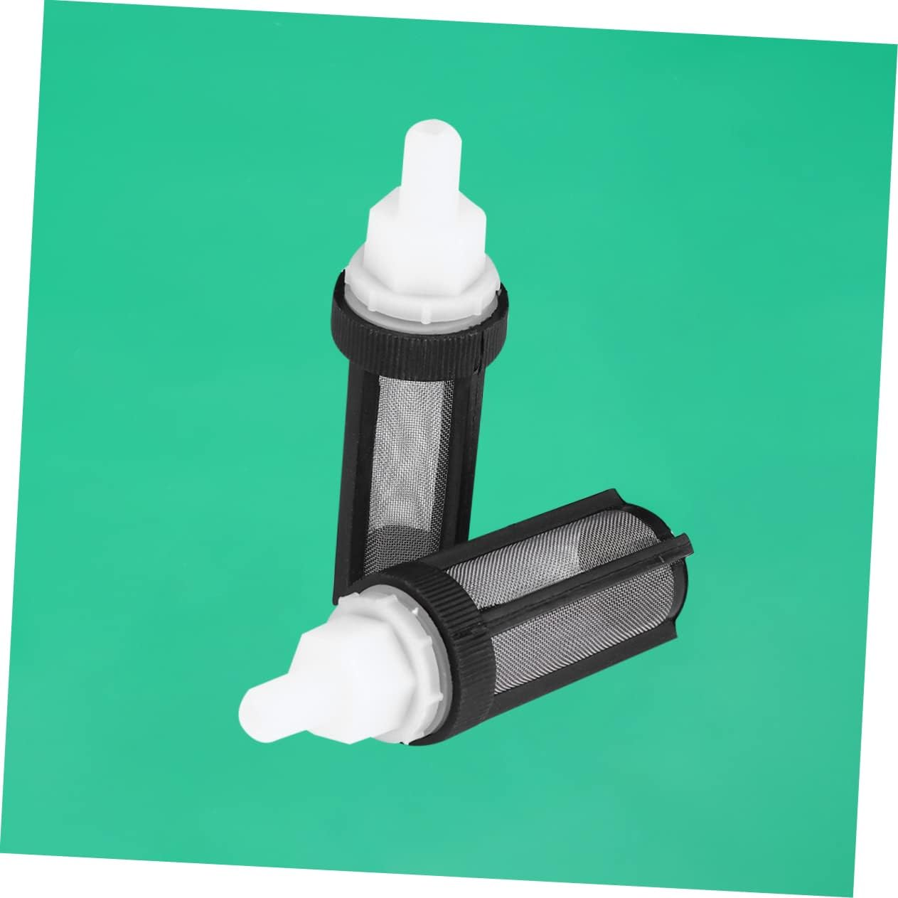 TEHAUX 15Pcs Stainless Steel Micro Pump Filter Net Water Pump Strainer Silicone Tube for Pool Filter image number 2