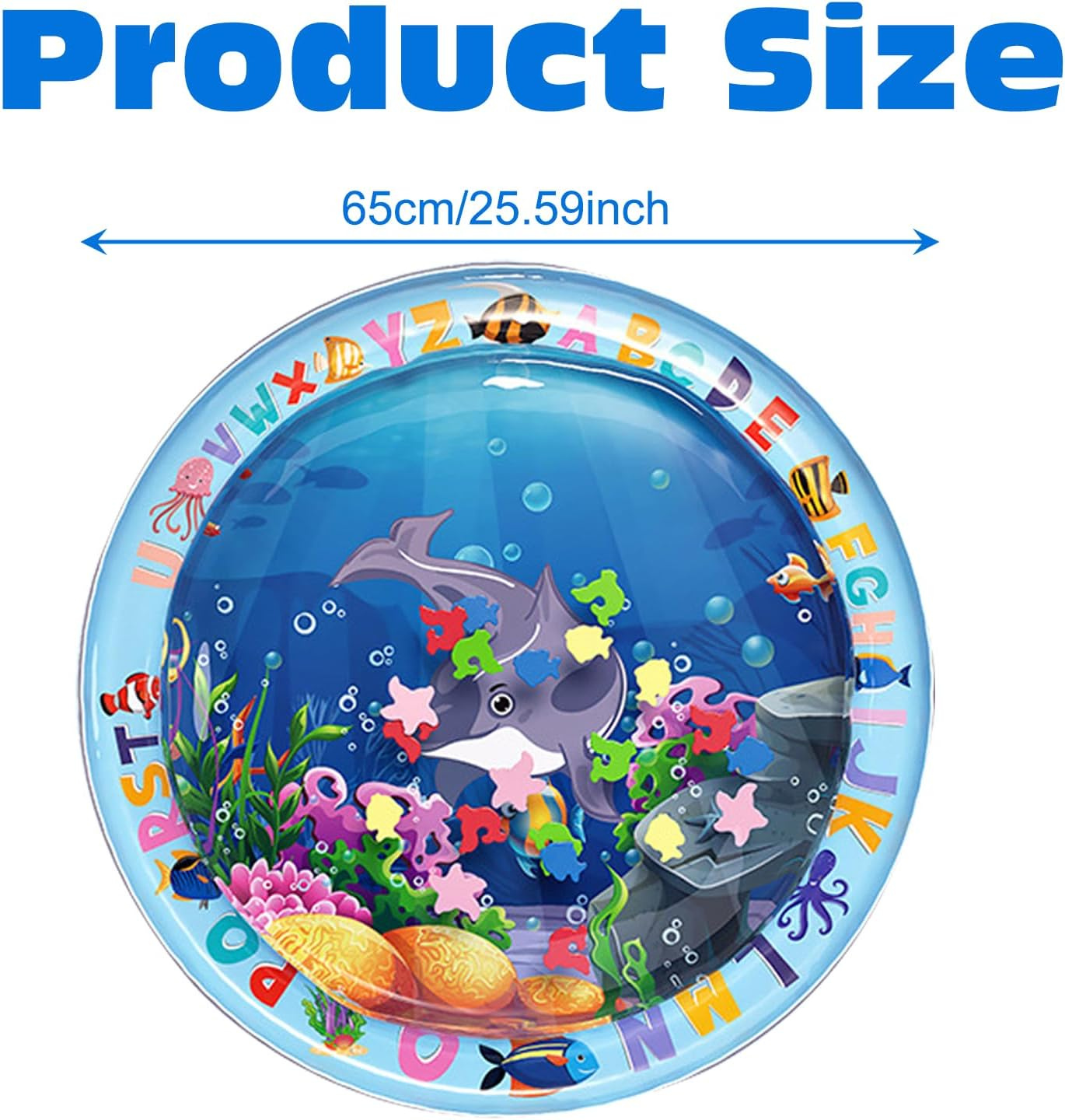 BSITSSS Water Sensory Mat Cat for Pets, Water Sensor Play Mat for Cats Dogs, Thickened Sensory Water Play Mat for Cats, Cool Sensory Water Mat for Cats, Comfort Water Sensory Play Mat Inflatable image number 6