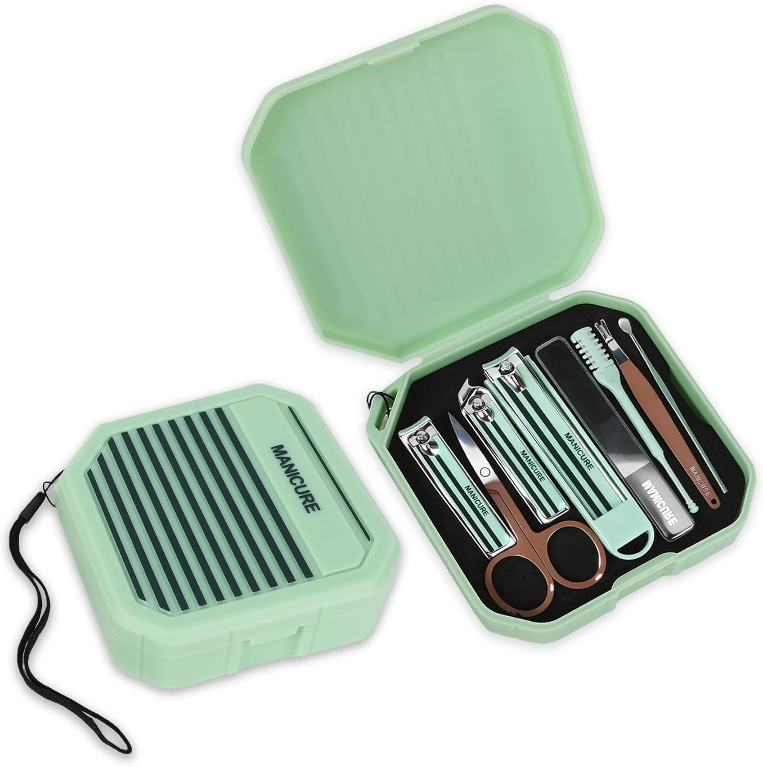 Lmashrbaiw Nail Kit,Nail Clippers,Stocking Stuffers for Adults,Manicure Set,Cuticle Trimmer,Manicure Kit,Christmas Gifts under 10 Dollars for Men Women,Pedicure Tools for Feet,Boyfriend Husband Gifts image number 6