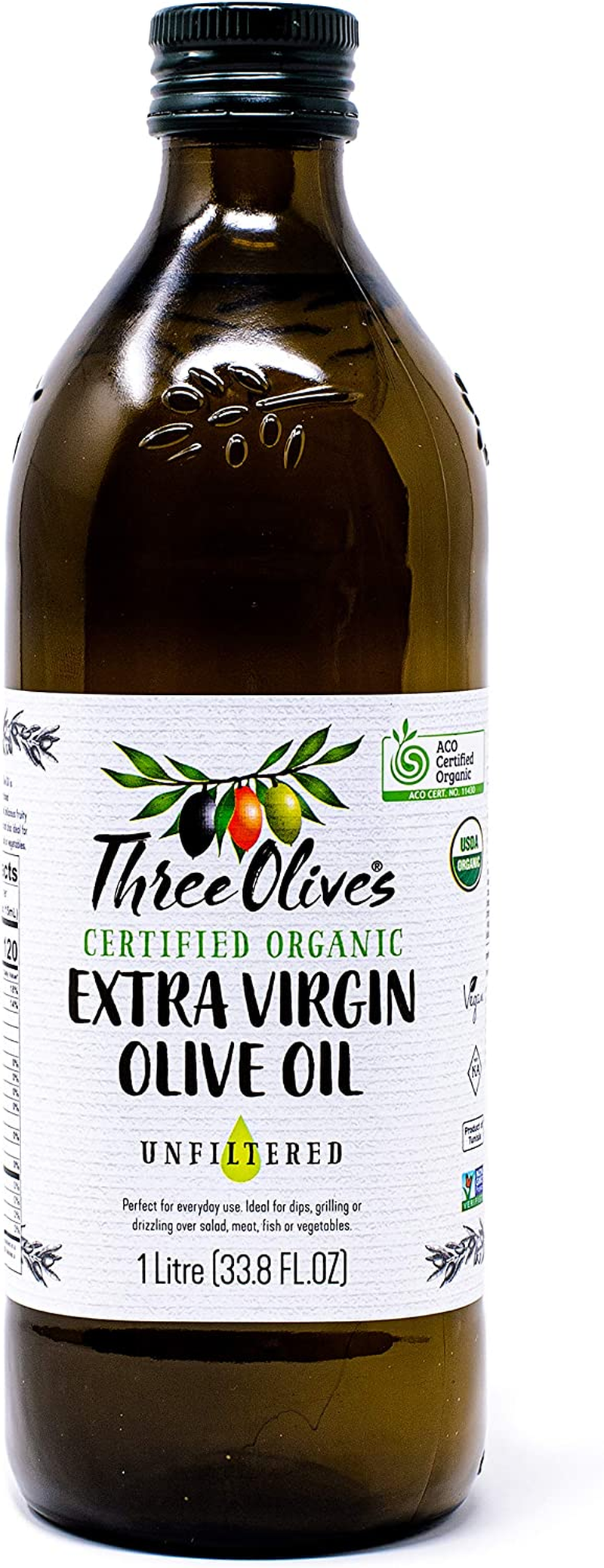 Three Olives Organic Extra Virgin Olive Oil 1L image number 5