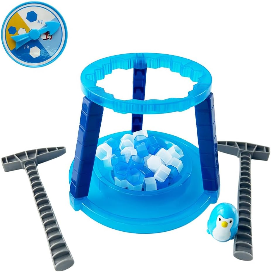 ZUNIPLEX 2 in 1 Penguin Game,Ice Break Toys,Fun Tabletop Game,Family Board Games for Christmas Birthday Family Party for Kids Aged 3+ image number 1