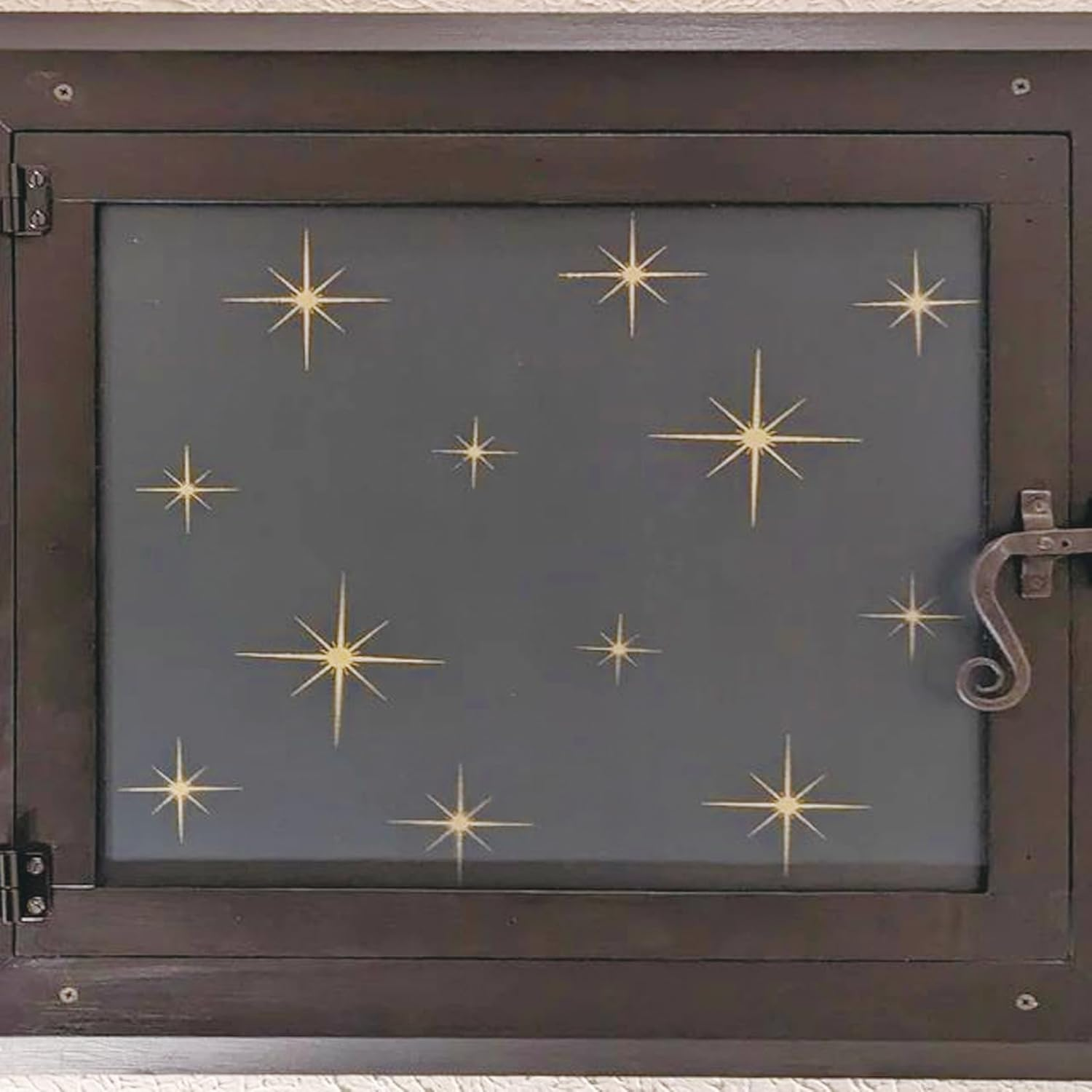 Yanroom Large Star Stencil for Painting, Reusable Paint Stencils, 6 X 8 Inches, 6Pcs, Twinkle Star Wall Drawing Stencils, Craft Canvas Fabric Home Decoration image number 1