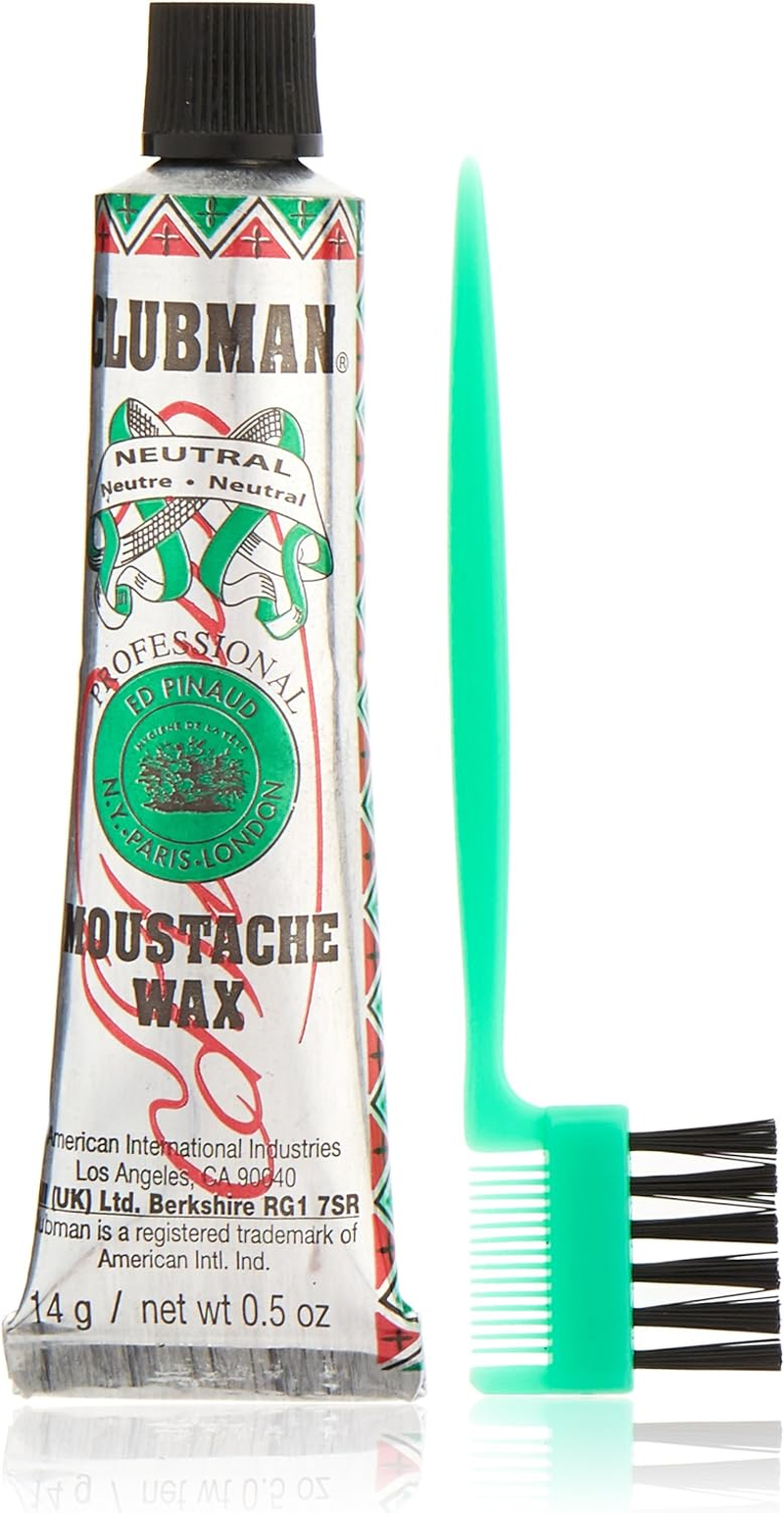 Clubman Moustache Wax Hang Pack - Neutral, 0.5 Oz image number 5