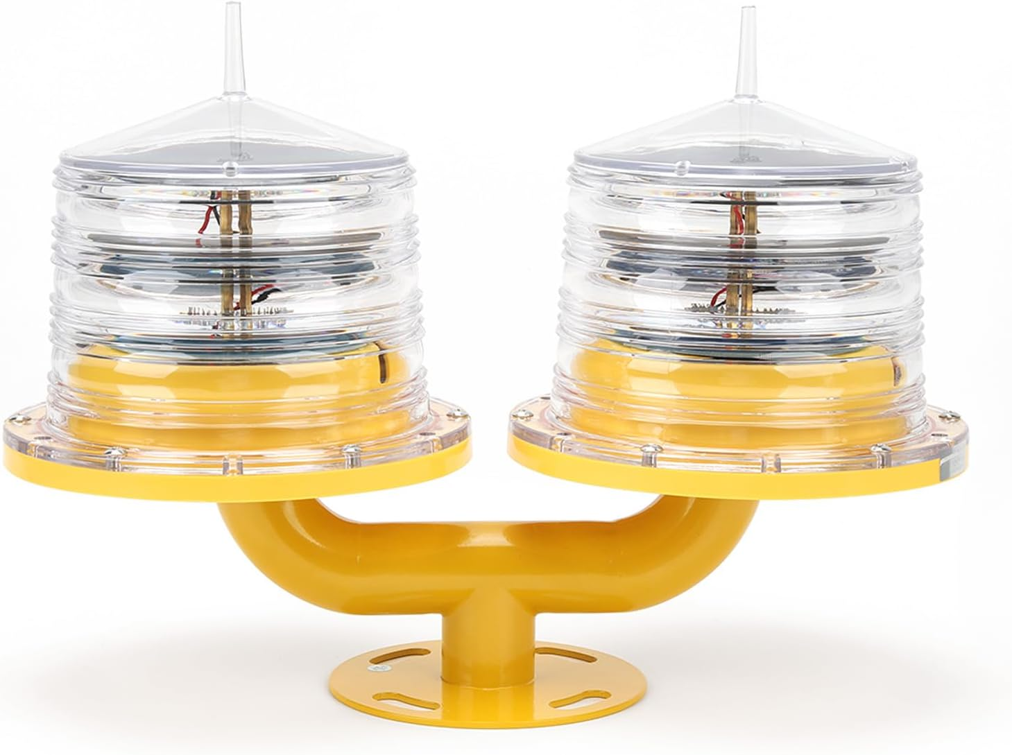 Beacon Light, Navigation Lamp UV Signal Light, Compatible with Marine Rivers Lakes, 360 Degree Control IP68 Waterproof Solar Warning Light (同時に2つのライトがあります) image number 2