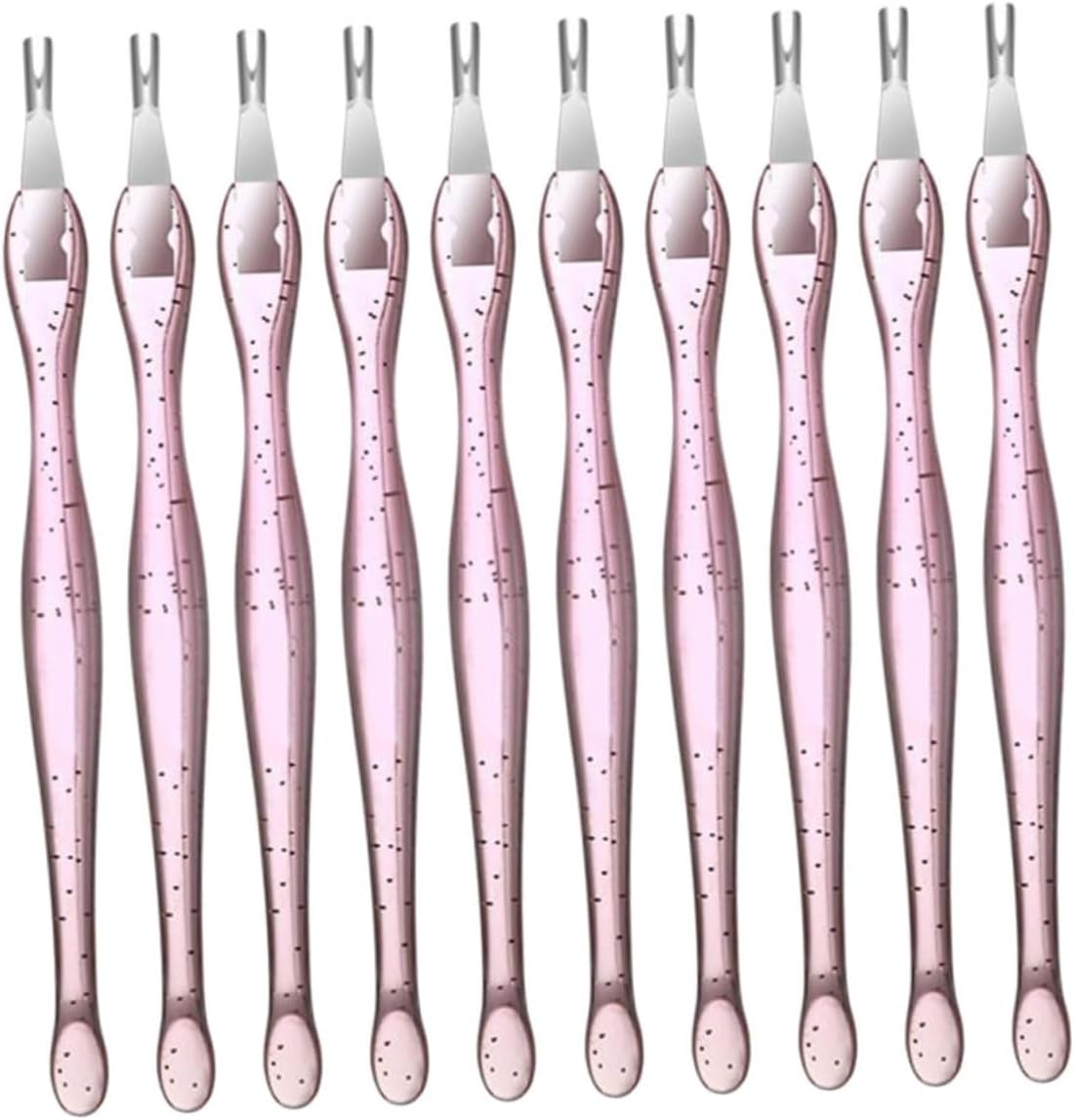 BATHVEVE 10Pcs Professional Manicure Pedicure Tools Stainless Steel Cuticle Trimmer Nail Art Supplies Kit image number 3