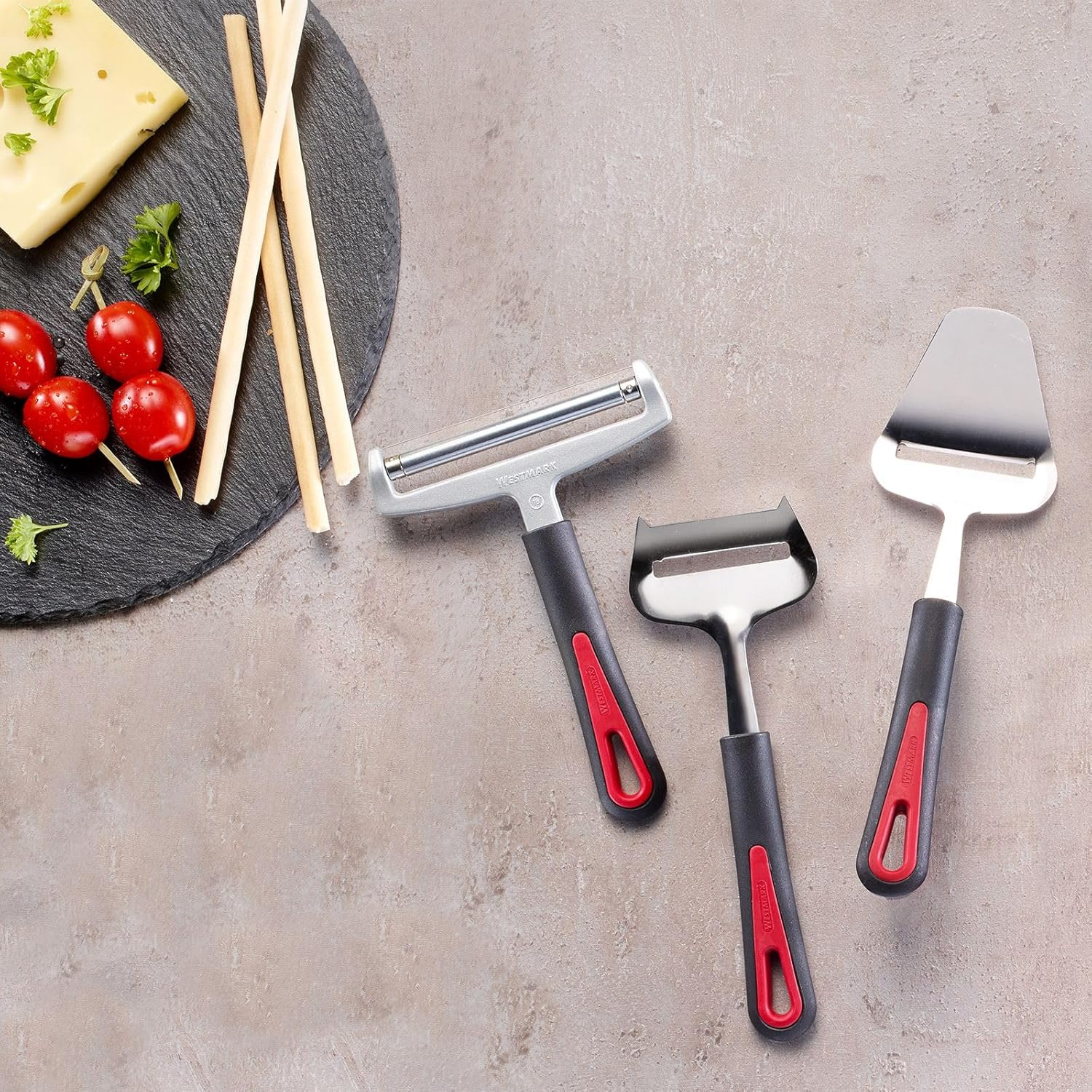 Westmark Gallant Cheese Slicer, Red/Black, 29262270 image number 2