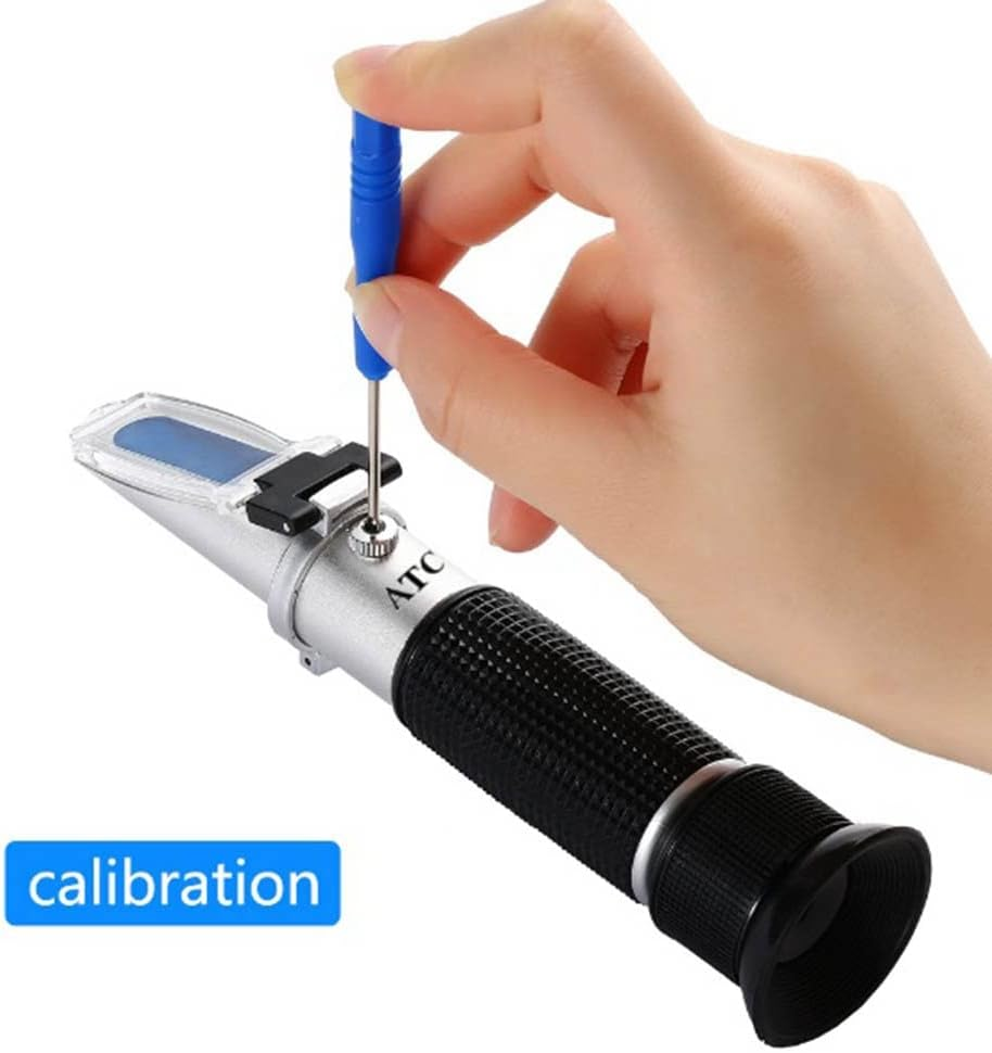 RESFNSE Refractometer with ATC Dual Scale Specific & Hydrometer in Wine Making and Beer Brewing Homebrew Kit image number 5