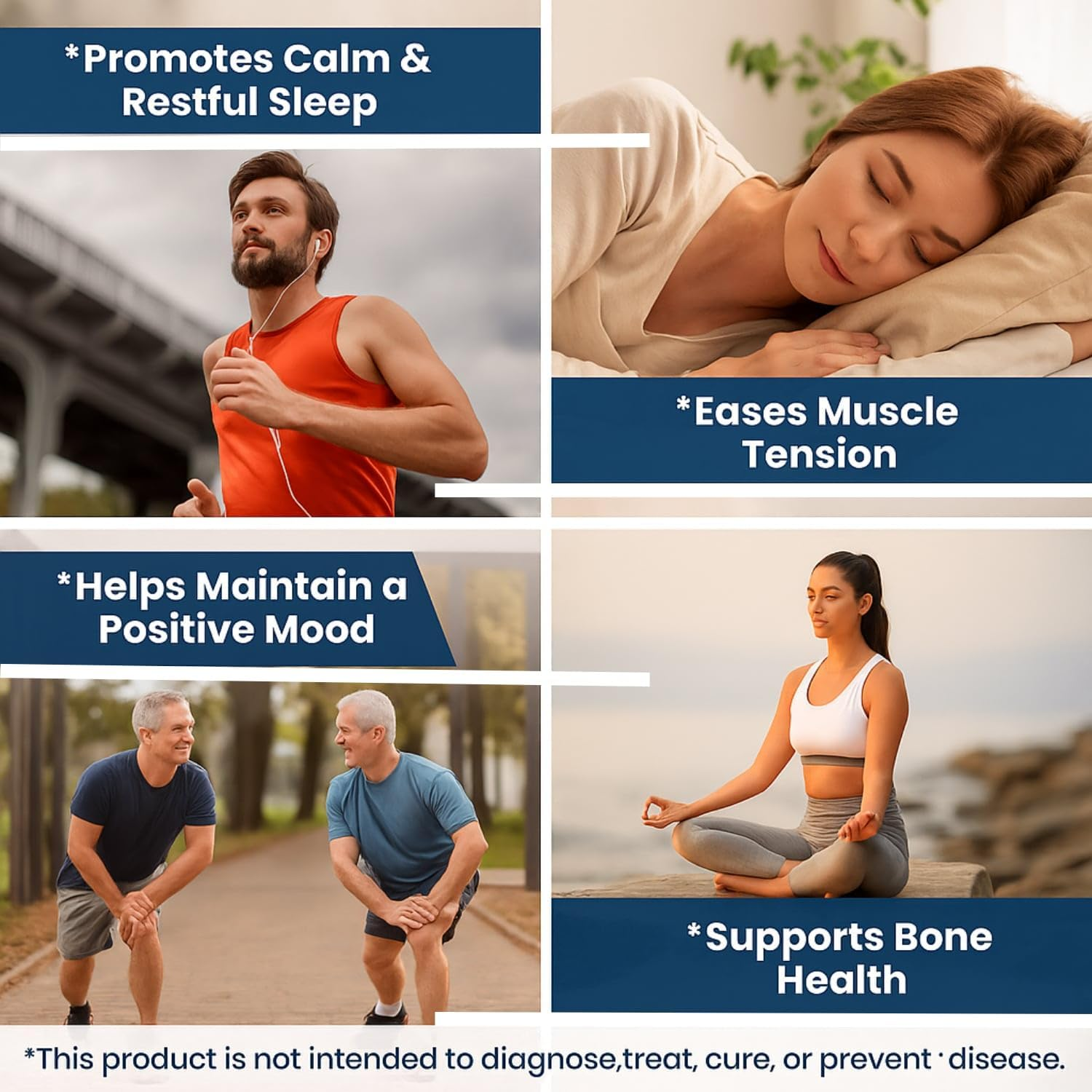 Magnesium L-Threonate 2000Mg | 90 Vegan Capsules | 144Mg Elemental Magnesium per Serving | Non-Gmo & Gluten-Free by Glowbelly image number 4