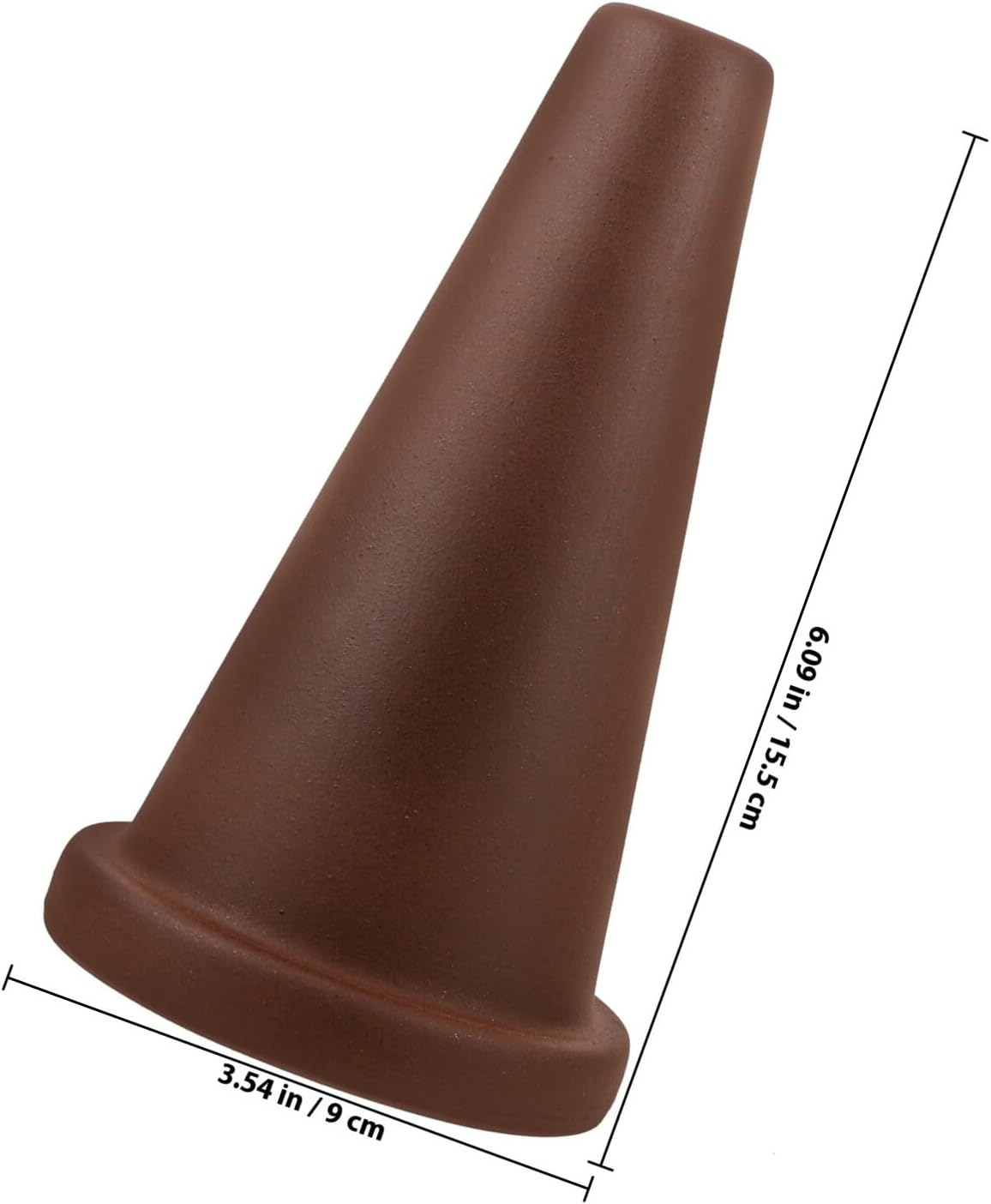 TEHAUX Purple Clay Fish Breeding Cone for Aquarium Tank Smooth Surface Spawning Cave for Ornamental Fish Hatching and Breeding Providing Shelter and Resting Spot for Aquatic Pets image number 2