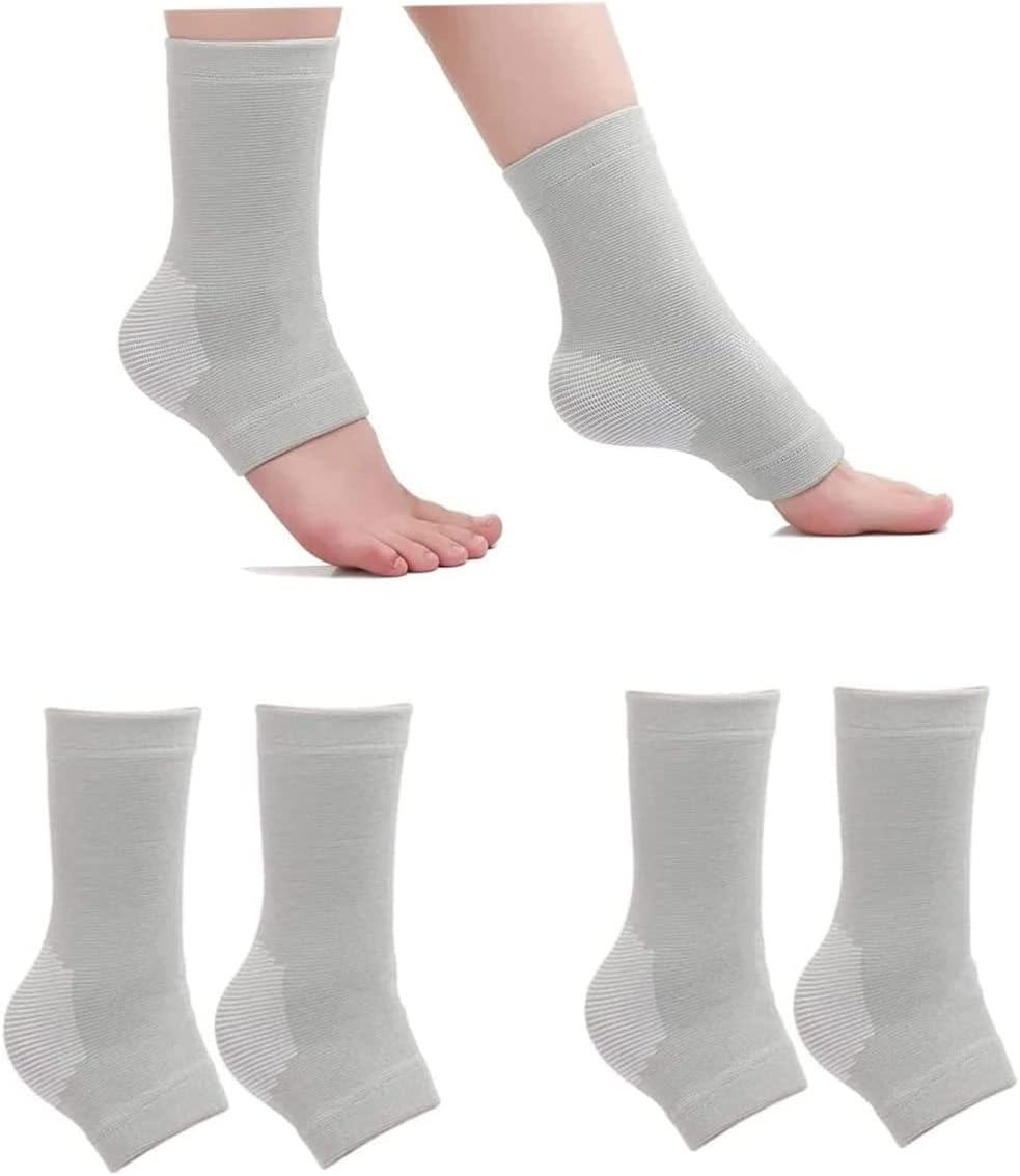 Neuropathy Socks Women Men Compression Socks Bamboo Compression Socks anti Fatigue Sleeping Foot Sleeves Pain Relief Ankle Support 2 Pairs image number 4