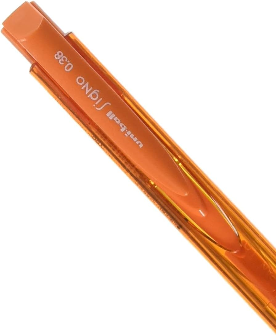 Uni Ball Signo Knock Ballpoint Pen RT1 0.38Mm Color, Orange (UMN15538.4) - Blue image number 3