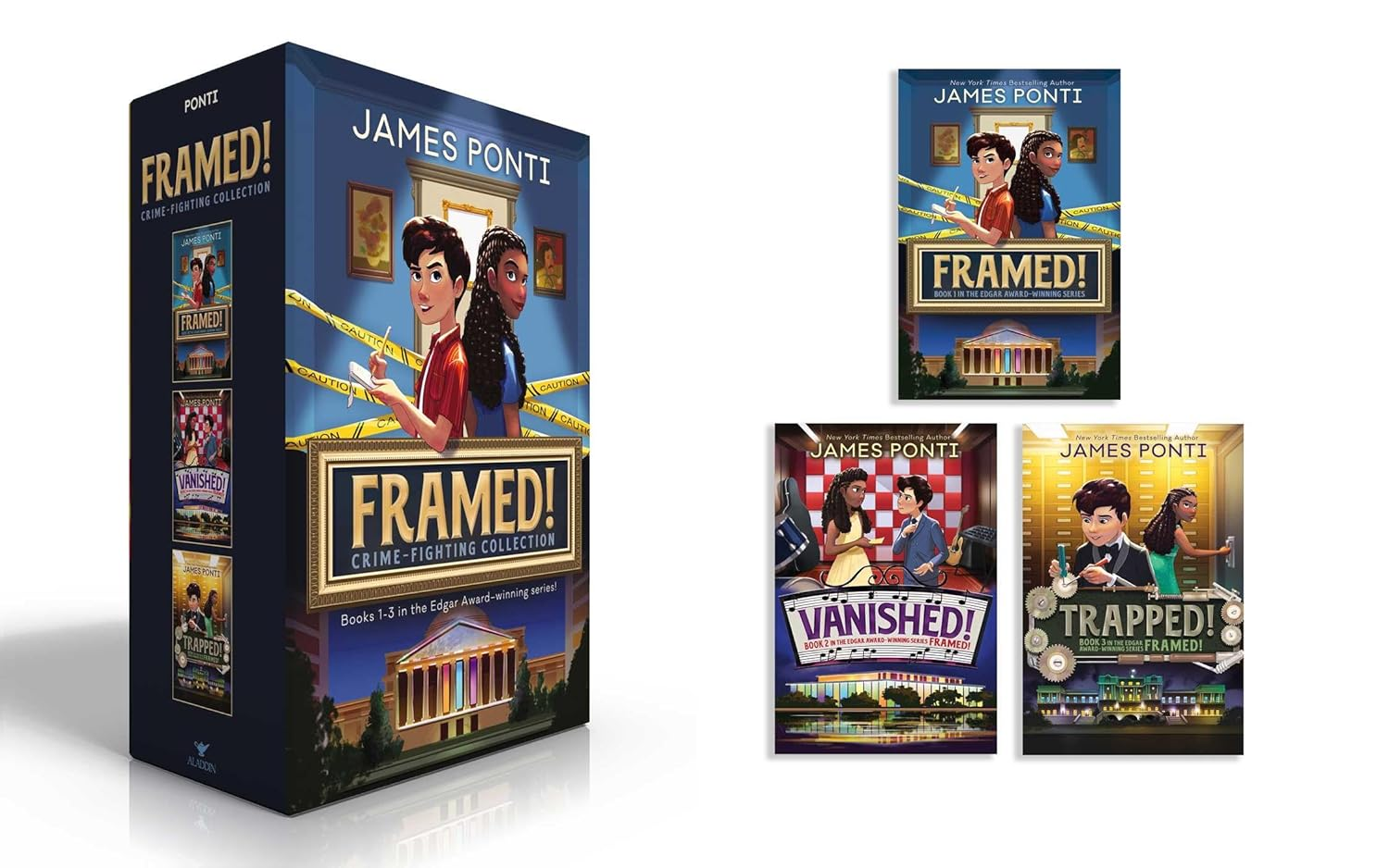 Framed! Crime-Fighting Collection (Boxed Set): Framed!; Vanished!; Trapped!