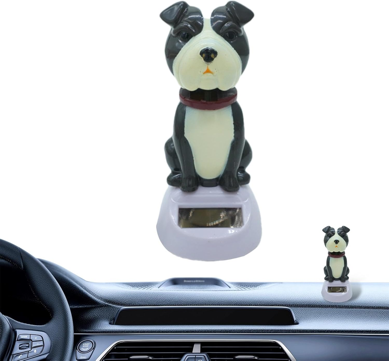 Acunny Solar Animal Figurines, Fun Solar Figures for Car Dashboard - Solar for Dog | Cute Dog Bobble Headed Board Decoration Toy