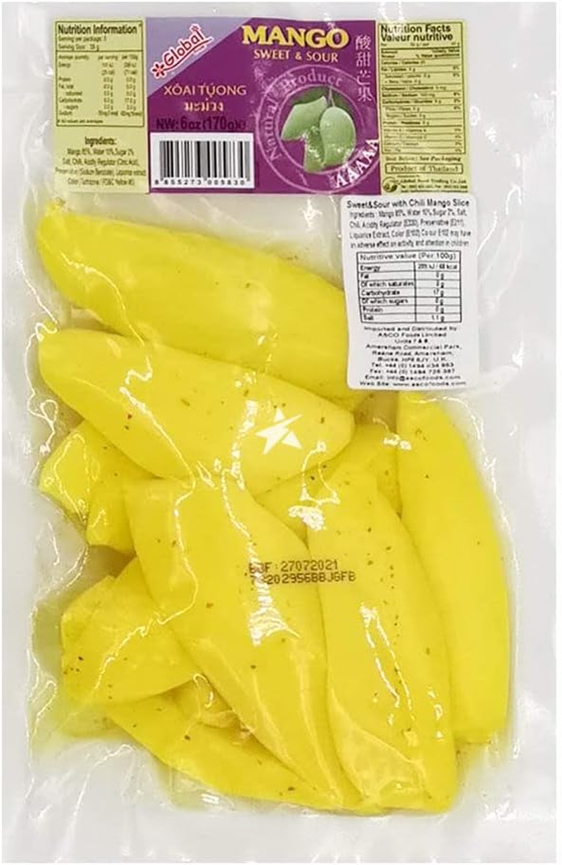 Global Pride Sweet and Sour Chilli Mango Slices 170 G