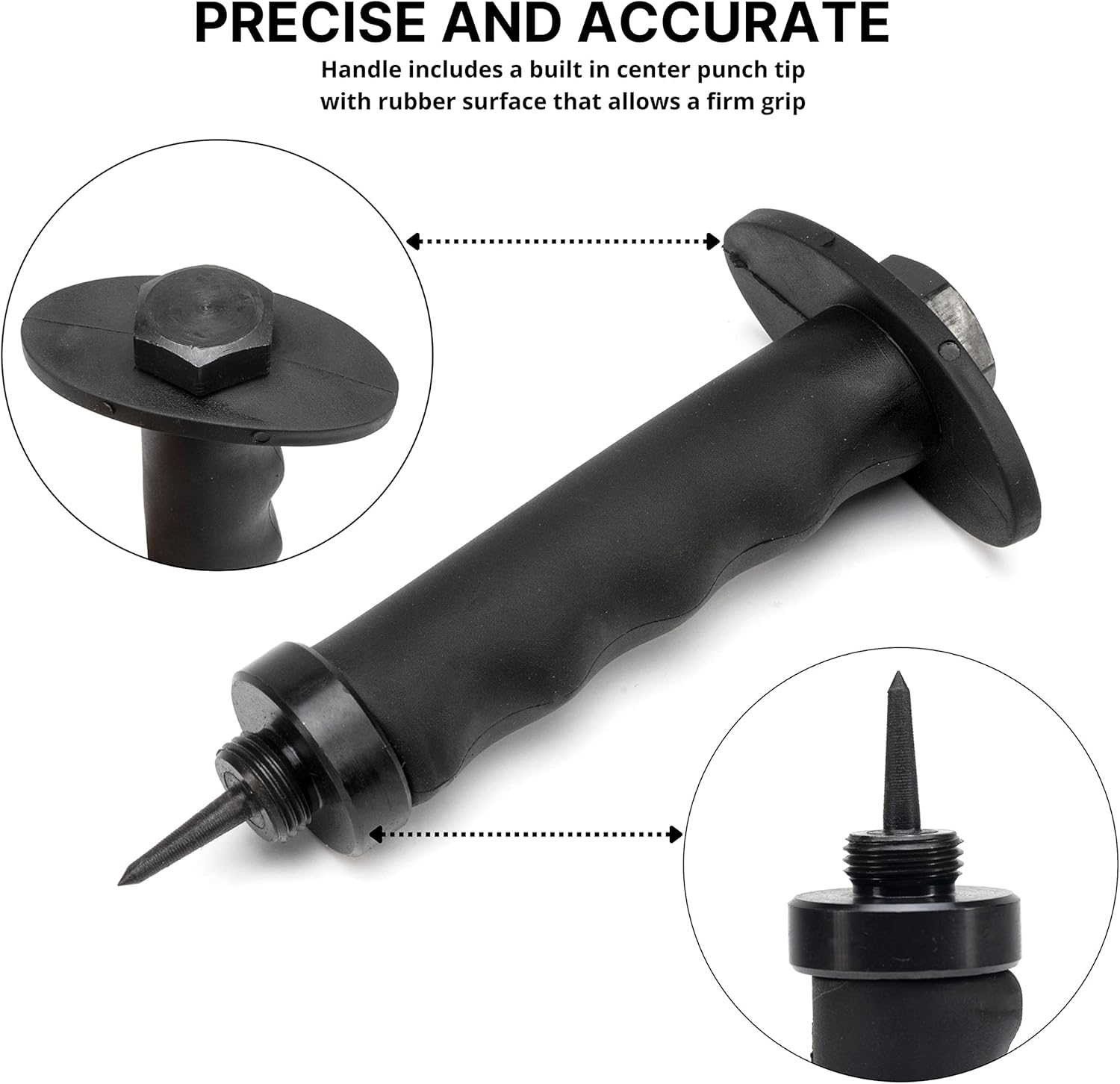 NEIKO 02604A Hole Punch Set | SAE & Metric, 3/16&rdquo; &ndash; 1-3/8&rdquo; & 5 &ndash; 35Mm | 14 Piece Sharp Hollow Hole Punch Kit, Gasket Cutting Puncher, Foam Cutter, & Leather Hole Punches | 6&rdquo; Interchangeable image number 3