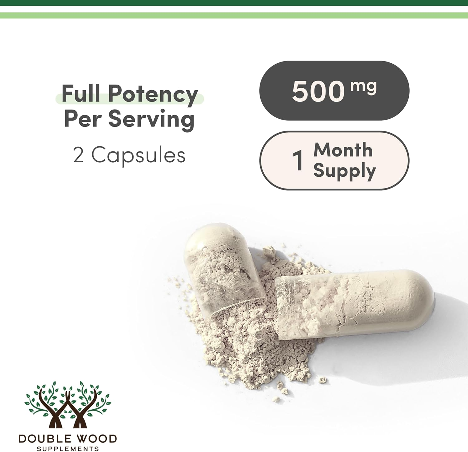 TUDCA Bile Salts Liver Support Supplement, 500Mg Servings, Liver and Gallbladder Cleanse Supplement (60 Capsules, 250Mg) Genuine Bile Acid TUDCA with Strong Bitter Taste by Double Wood image number 2