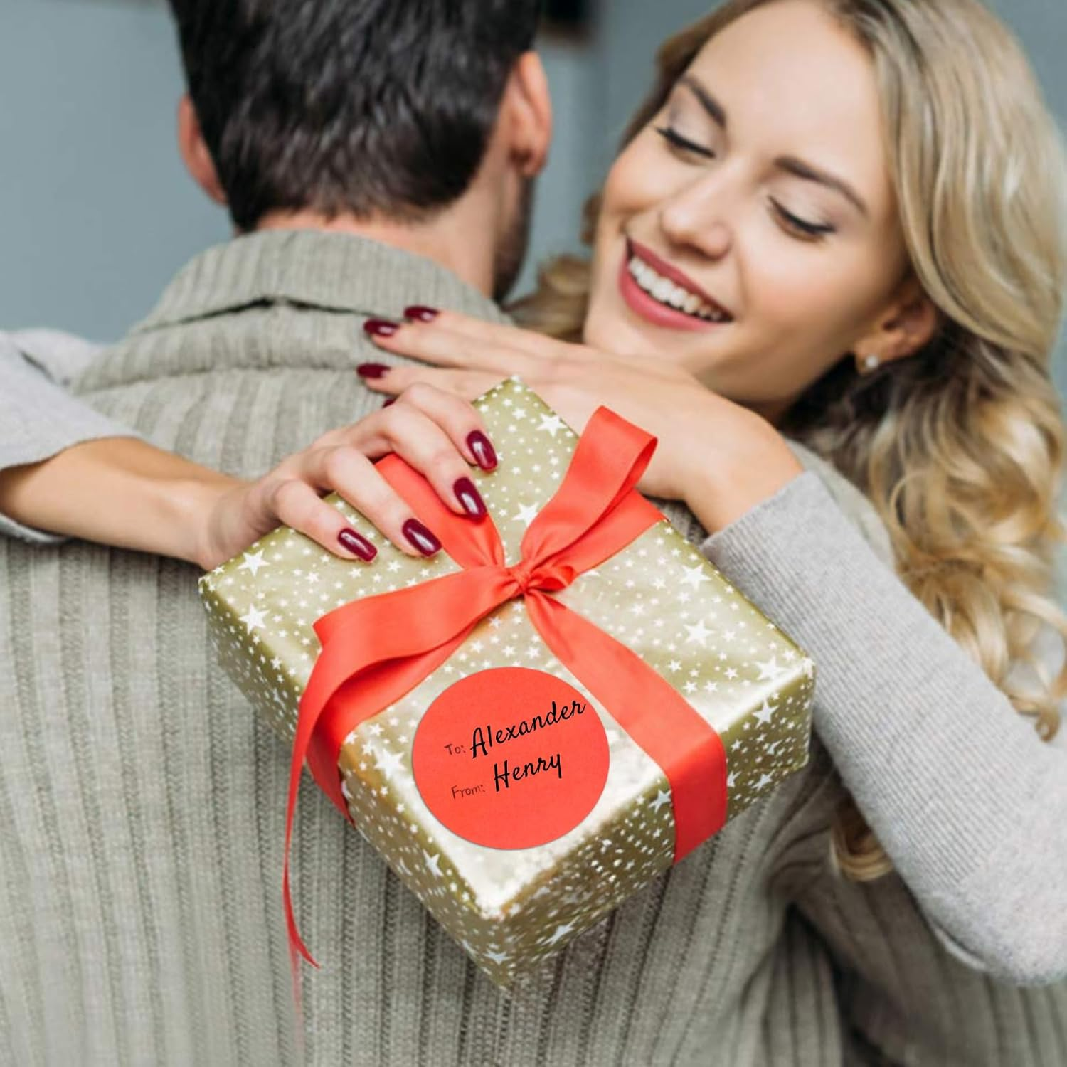 315Pcs Gift Tag Stickers to and From,9 Colors, 2.5 Inch (6.5CM) Self-Adhesive round Labels for Birthday, Wedding, Christmas Presents, Party Favors & Best Regards Gift Wrapping image number 2