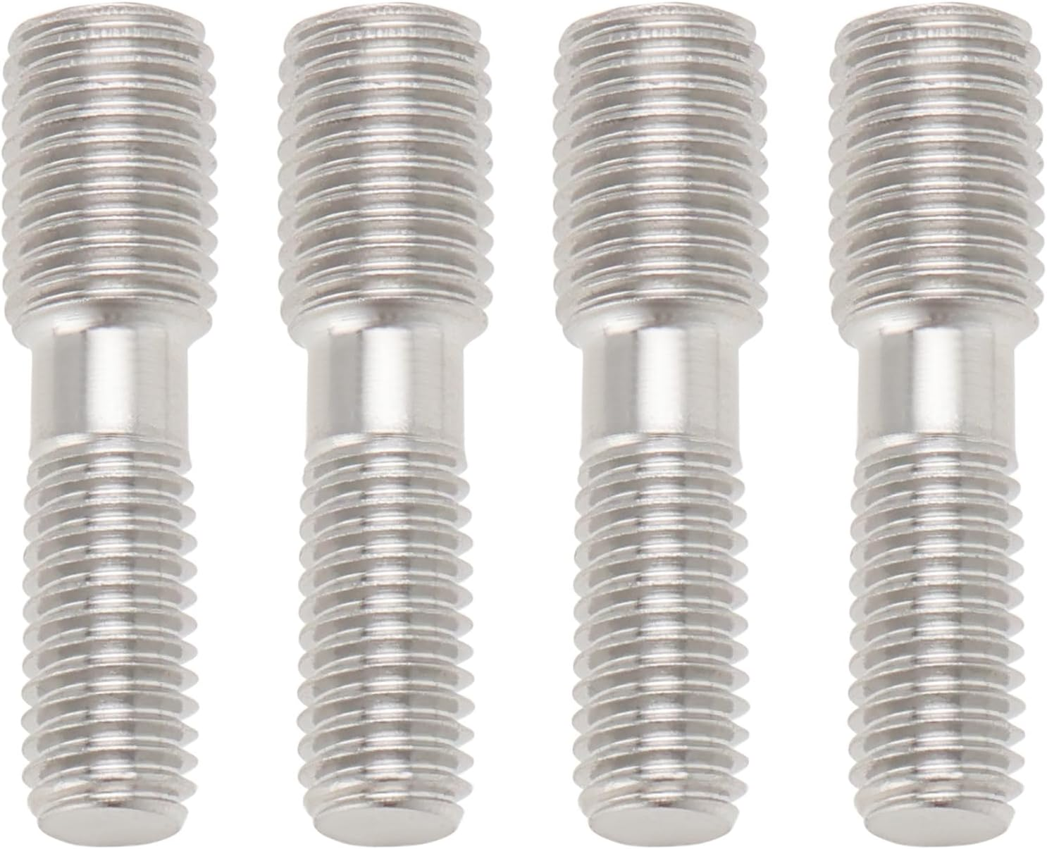 YINETTECH 4PCS M8X1.25 to M10X1.25 Reducing Screw 304 Stainless Steel Universal Exhaust Manifold Stud Compatible with ATU Akros 1997-1998 image number 1