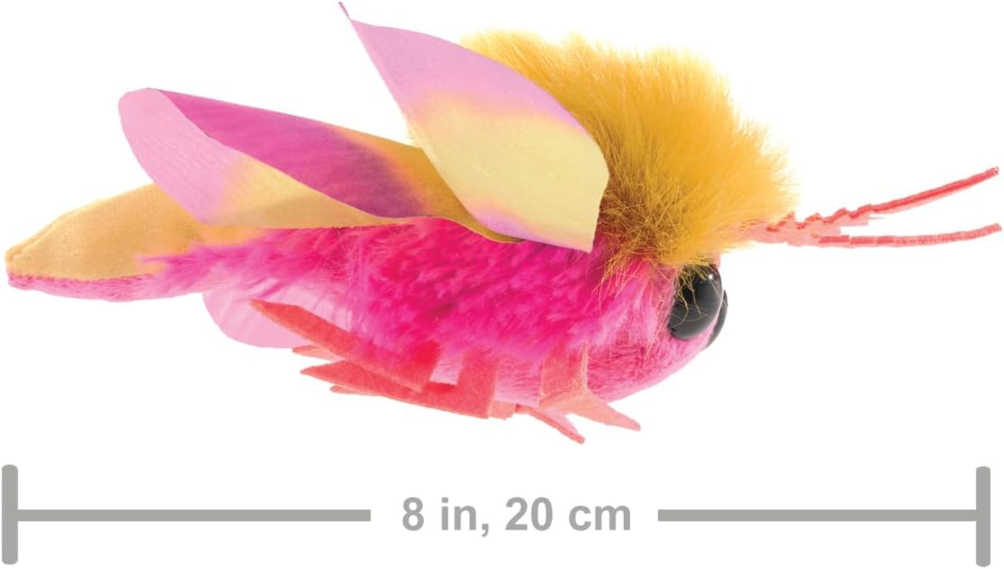 Folkmanis Mini Rosy Maple Moth Finger Puppet image number 3