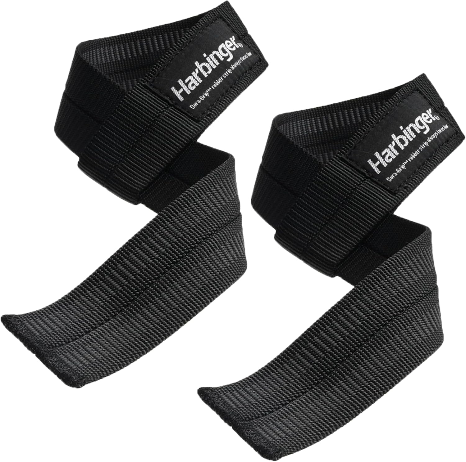 Harbinger Big Grip No-Slip Nylon Lifting Straps with Duragrip (Pair) image number 3